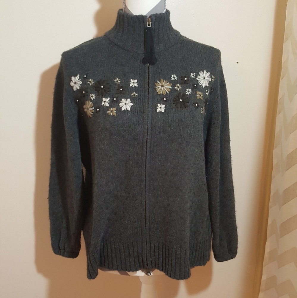 COLUMBIA zip up sweater